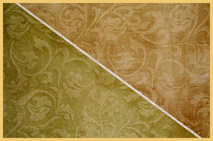 Flourishes in two colors